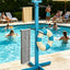 Toallero piscina exterior madera 53" 4 barras ajustables