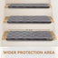 Peldaños antiderrap 9.5x32" madera interiores 2 Pzas