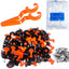 Kit nivelación azulejos 500 espaciadores cruz 1/12 pulg T acero