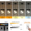 Farol colgante exterior negro LED 5CCT estilo granja