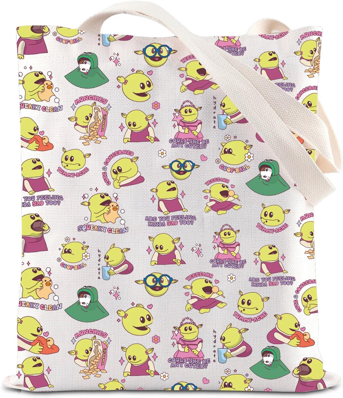 Bolsa de mano para mujer con meme princesa