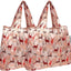 Bolsa plegable nailon reutiliz. para comestibles set 2