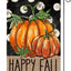 Bandera jardín calabaza happy fall doble cara decorativa
