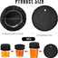 6 Fundas Vidrio Reutilizables Con Agujero Pajilla Para Bebidas