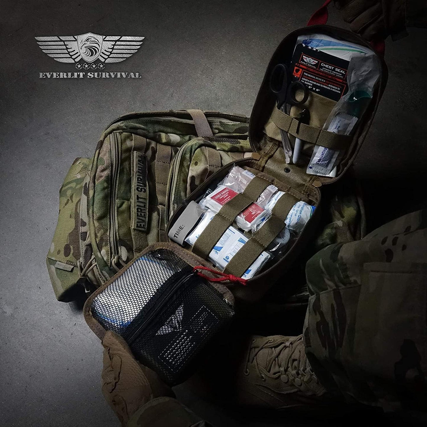 Kit trauma CAT GEN-7 IFAK férula 36pulg control sangrado