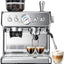 Máquina de café expreso Kismile con molinillo y espumador de leche