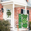 Bandera San Patricio 12x18pulg doble cara tréboles decoración patio