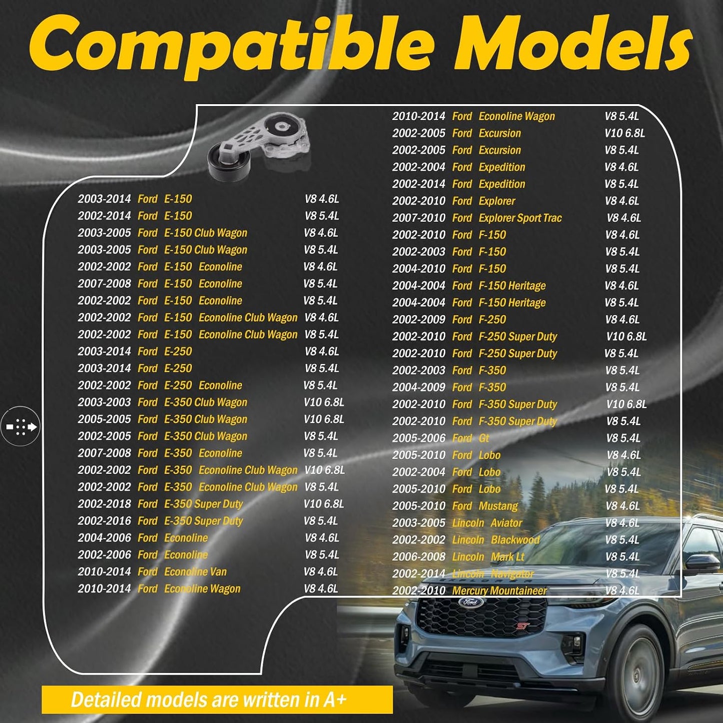 Tensor correa Ford Serie E y F