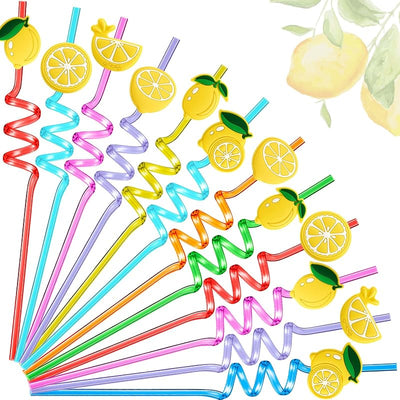 24 Popotes Reutilizables Medit. Limón Capri Positano