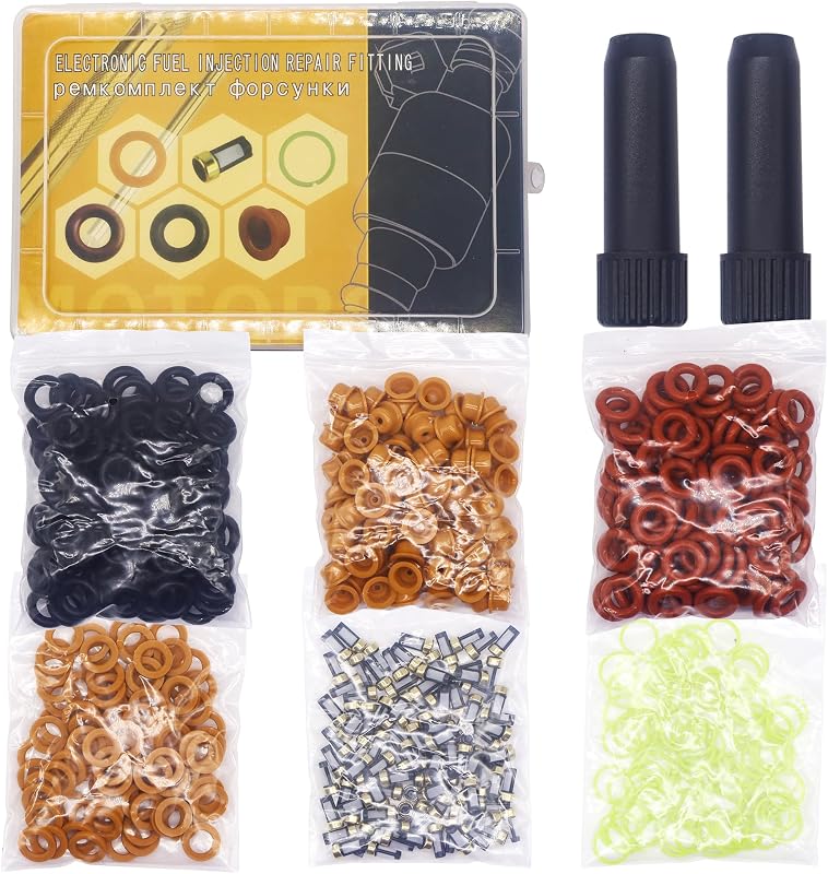 Kit reparación inyector combustible 100 juegos caja