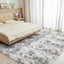 Alfombras shag 5x7pulg antideslizantes para dormitorio