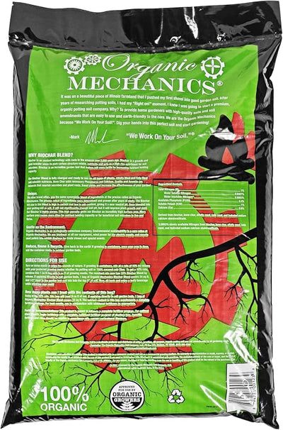 Enmienda suelo biochar 1 pie cúbico compost