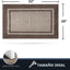 Tapete puerta antiderrap 20x32" beige/marrón gris