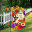 Bandera jardín colibrí 12x18pulg doble cara estilo granja