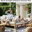 Cortinas extra anchas impermeables para exterior 150x95