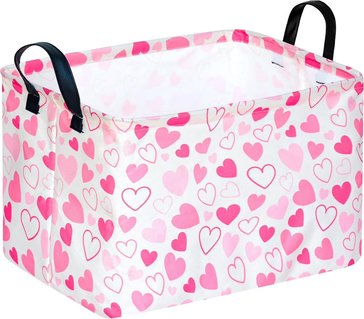 Cesta regalo vacía con asas para niñas y mujeres