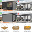 Pergola toldo personalizado 10x16ft con bloqueo UV 90%