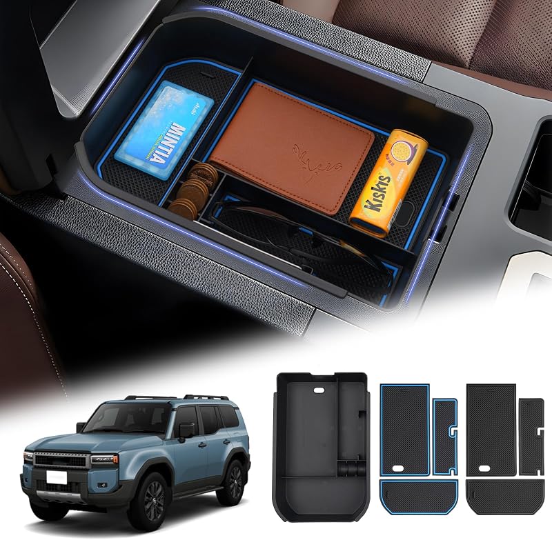 Organiz. consola central Toyota Land Cruiser 2024-25