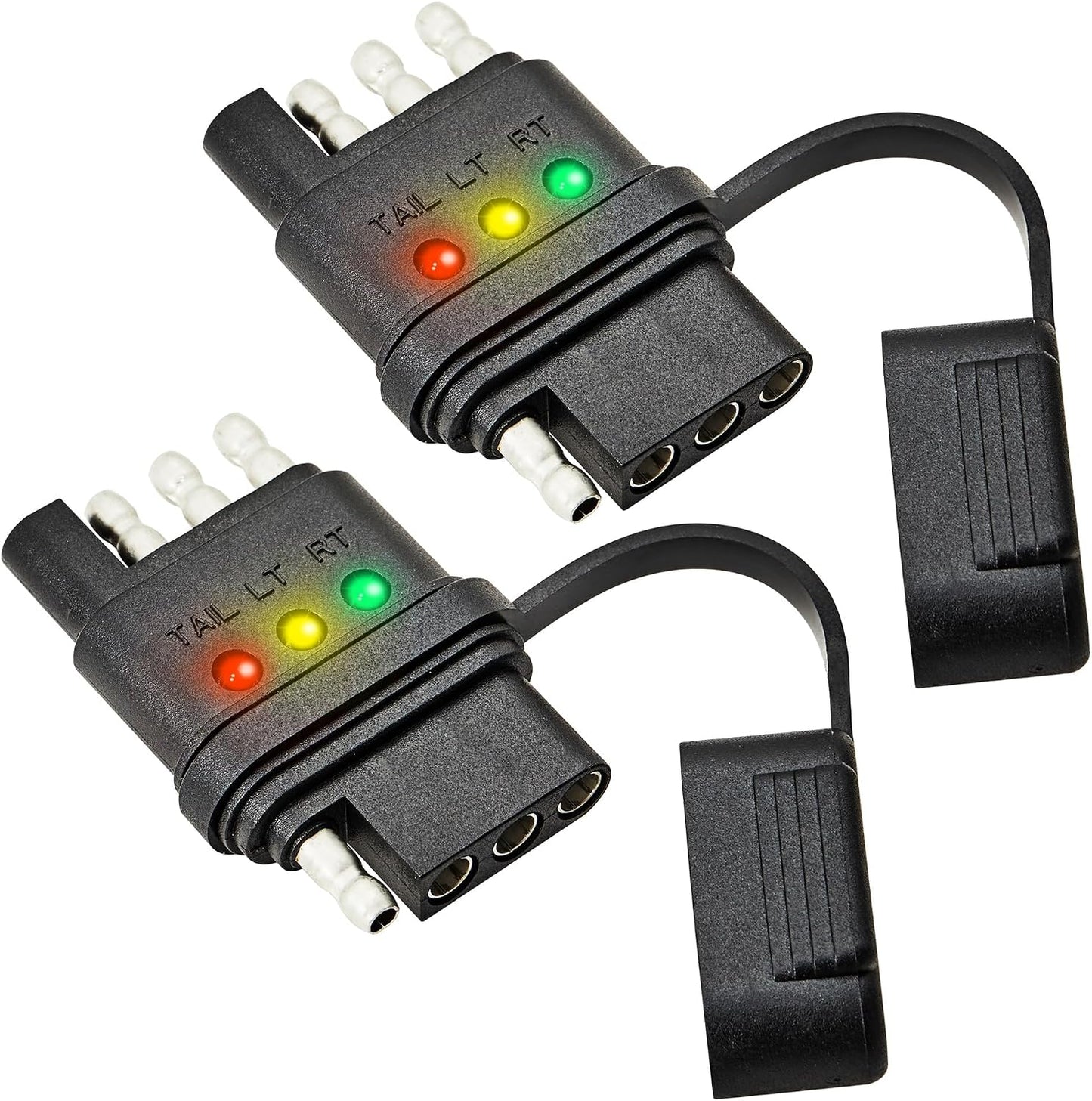 Probador cableado remolque 4 vías doble extremo 2 unidades