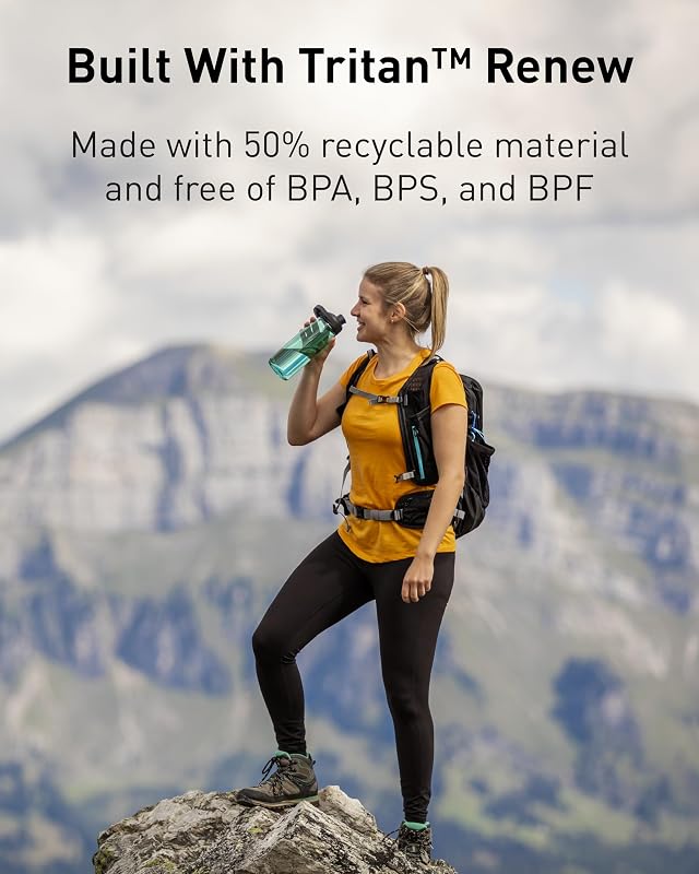 Botella agua sin BPA Tritan Renew con tapa magnética