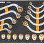 Set 20 Pzas Llaves Métricas Trinquete en Bandeja Espuma