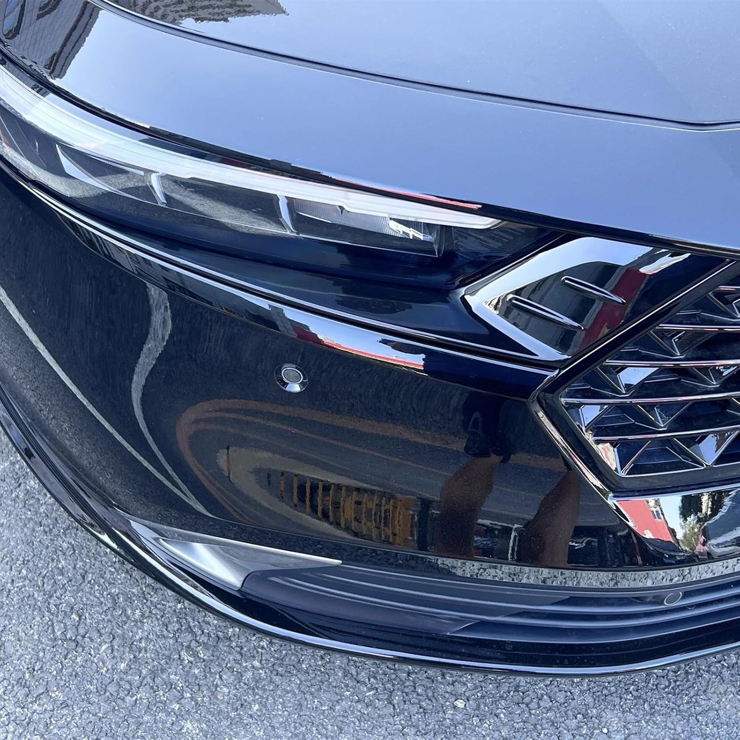Tapacubos faros delanteros negro brillante Honda Accord