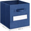 Cubos almacenamiento tela set 8 11" con etiquetas plegables