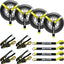 4 Correas Amarre Auto 2x96pulg 9900lb Trinquete Neumáticos