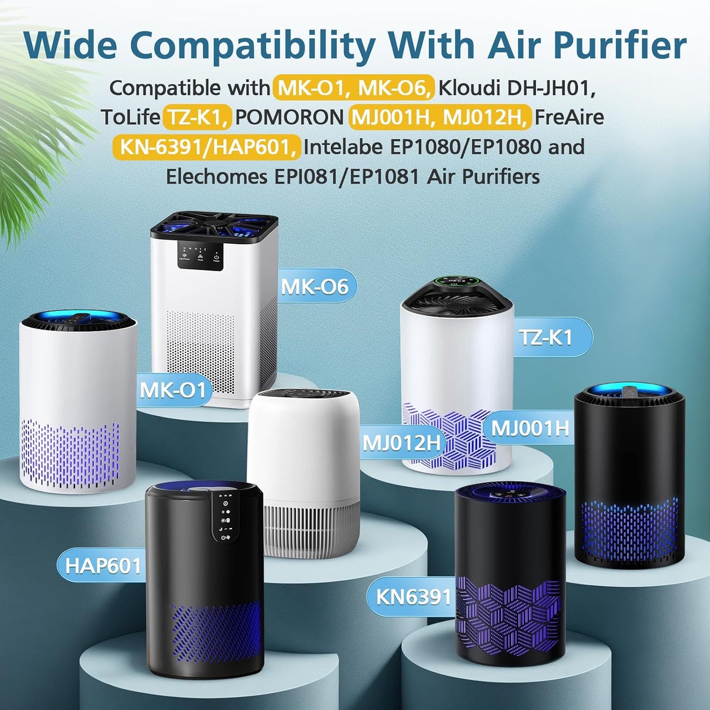 Filtro HEPA comp MK01 MK-06 paq 2