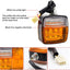 Luces LED señal giro lateral remolque semi camión amarillo
