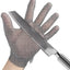Guantes malla acero inox resistentes cortes grado