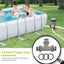 Conector T manguera piscina bomba filtro 1.5"