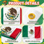 Bandera México 3x5ft tela Oxford 210D resistente