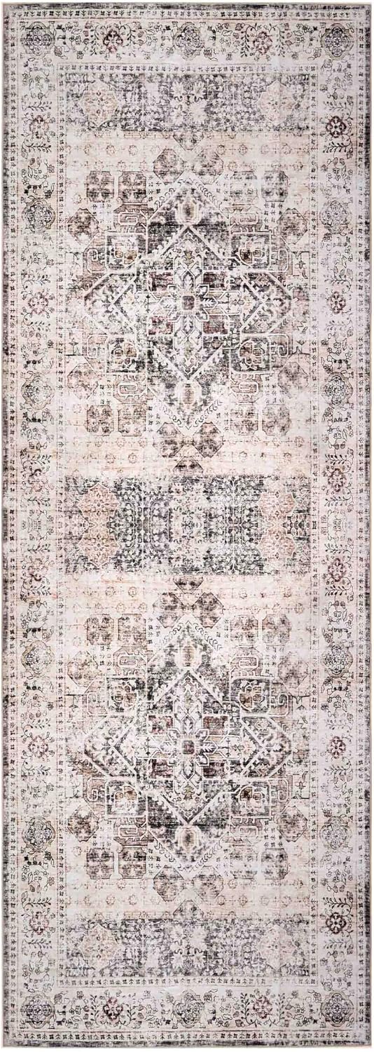 Alfombra lavable antiderrap para dormitorio sala 2.5x7pulg