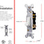 Interruptor palanca unipolar 15A para ventilador y luz pared