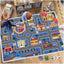Alfombra set niños 47x71" antiderrap suave lavable