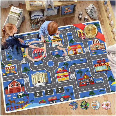 Alfombra set niños 31x47" antiderrap suave lavable
