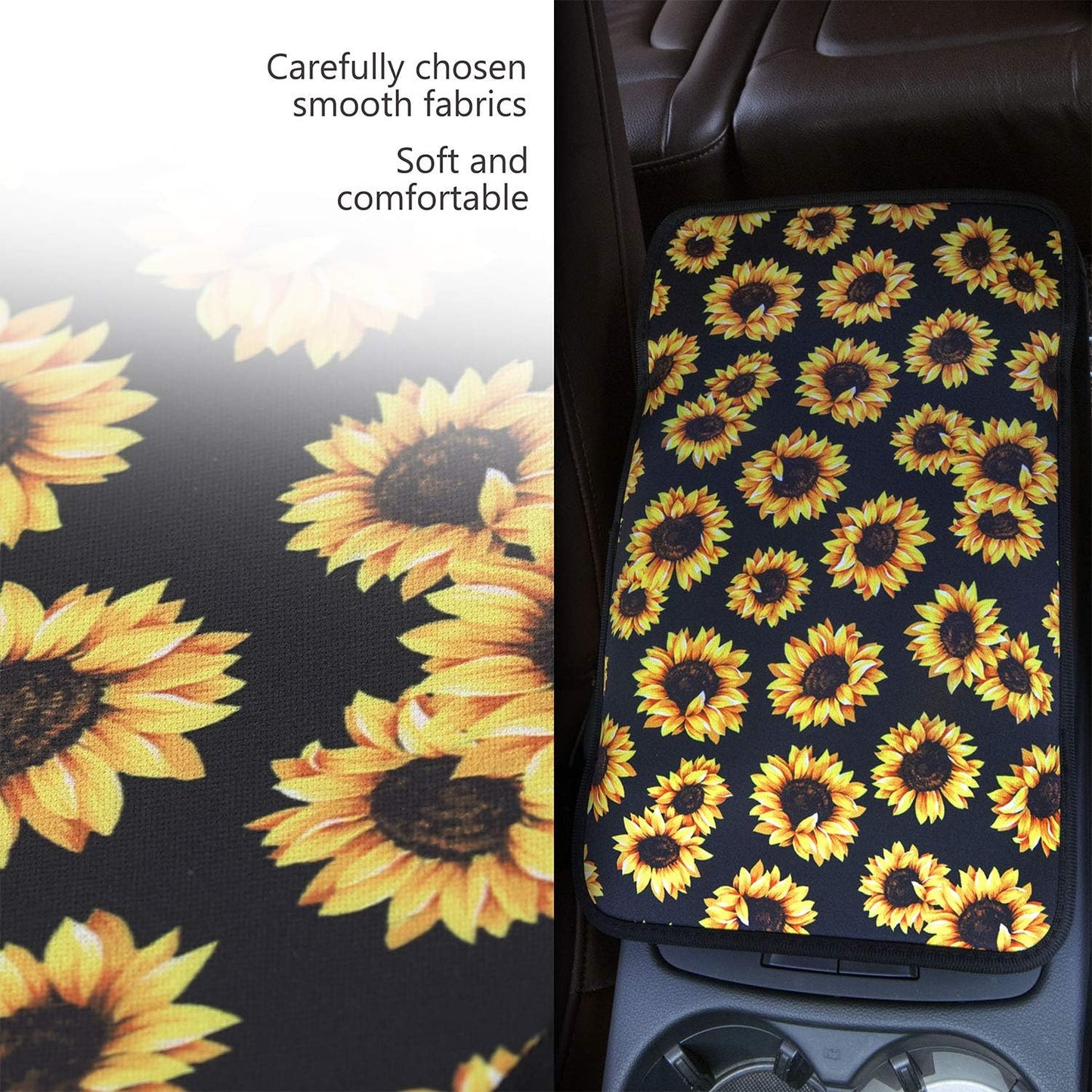Funda consola central auto ajuste universal suave estilo