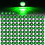 100 Luces LED 3/4" Botón con Ojales Goma Universal