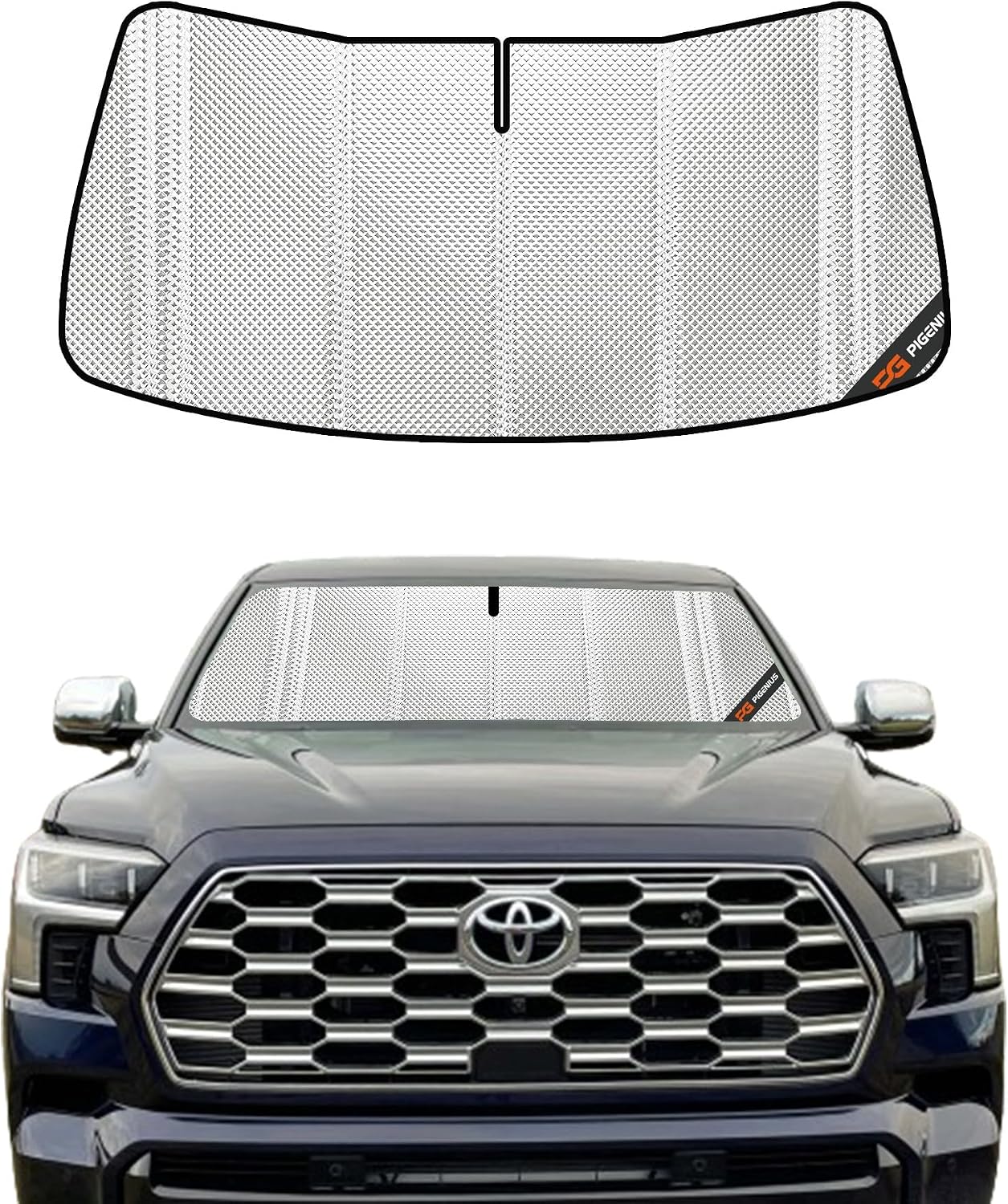 Parasol parabrisas Toyota Sequoia 23-25 con espejo