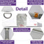 Toldo desplegable 10x10 con cubierta resistente