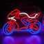 Letrero neón LED para motocicleta y bicicleta decoración