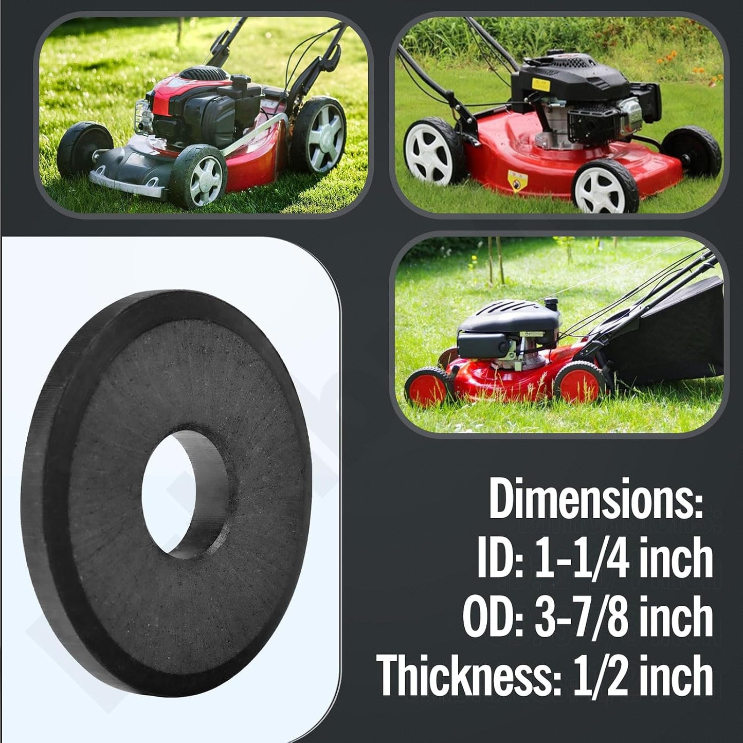 Disco inversión fibra comp MTD Troy-Bilt 1-1/4x3-7/8"