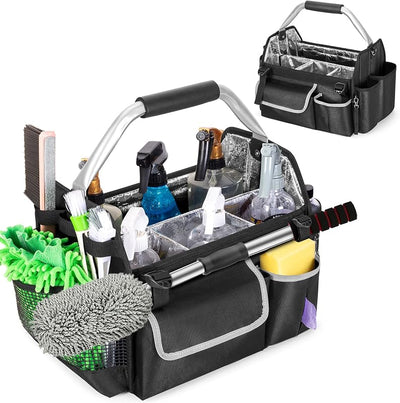 Bolsa plegable para detallado auto con asa y correa