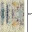 Tapete abstracto moderno multiárea polipropileno beige