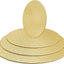 4 Pzas Tableros Dorados Redondos para Hornear 6-12pulg