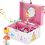 Caja joyería para niñas 6-8 años con melodía princesa rubia