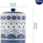 Tarro cerámica Talavera azul hermético para café té especias