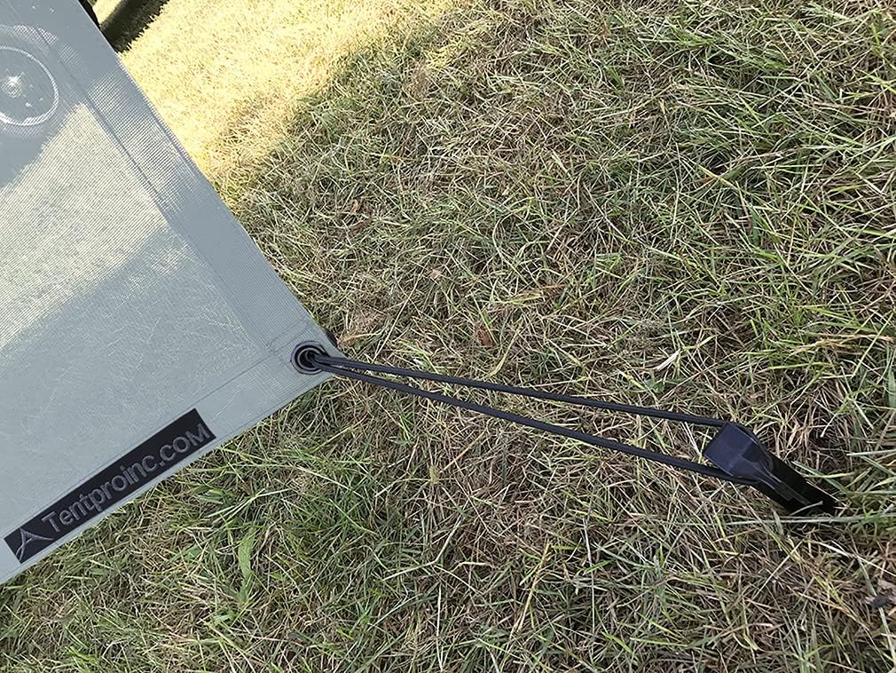 Pantalla lateral parasol toldo 9x7ft gris malla UV bloqueo