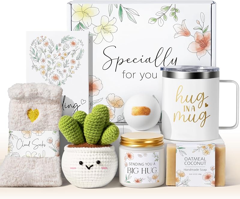 Cesta regalo autocuidado mujer spa navidad mamá abuela